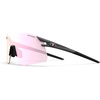 image:imageTifosi Moab XC Rimless Cycling Sunglasses  Running PickleballMatte Gunmetal Clarion Pink Fototec