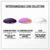 image:imageTifosi Moab XC Rimless Cycling Sunglasses  Running PickleballSatin Vapor Clarion Deep PurpleAc RedClear