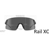 image:imageTifosi Optics Rail XC Sport Sunglasses  Ideal For Cycling Road amp Gravel Baseball Softball and RunningBlackout SmokeAc RedClear