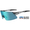 image:imageTifosi Optics Rail XC Sport Sunglasses  Ideal For Cycling Road amp Gravel Baseball Softball and RunningCrystal Smoke Clarion BlueAc RedClear