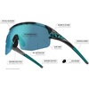 image:imageTifosi Optics Sledge Lite Sunglasses  Ideal For Cycling Road Gravel MTB Baseball amp SoftballMatte Black Clarion Red Fototec Lenses