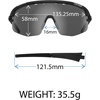 image:imageTifosi Optics Sledge Lite Sunglasses  Ideal For Cycling Road Gravel MTB Baseball amp SoftballMatte Black SmokeAc RedClear Lenses