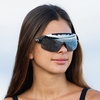image:imageTifosi Optics Sledge Lite Sunglasses  Ideal For Cycling Road Gravel MTB Baseball amp SoftballMatte Black SmokeAc RedClear Lenses