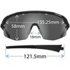 image:imageTifosi Optics Sledge Lite Sunglasses  Ideal For Cycling Road Gravel MTB Baseball amp SoftballMidnight Navy Clarion YellowAc RedClear