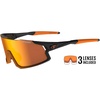 image:imageTifosi Optics Stash Sunglasses  Ideal For Cycling Gravel MTB amp Road Baseball Softball amp PickleballBlack Orange Fade Clarion OrangeAc RedClear