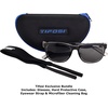 image:imageTifosi Optics Swank Sunglasses Bundle with Case and Eyewear StrapsOnyx ClearSmoke