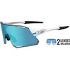 image:imageTifosi Rail Race Cycling Sunglasses Men amp Women Interchange Lens Options Ideal For Cycling Road Gravel MTB amp BaseballMatte White Clarion BlueClear
