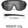 image:imageTifosi SledgeMatte Black Clarion Blue Fototec Lens