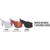 image:imageTifosi SledgeMatte White SmokeAc RedClear Lenses