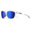 image:imageTifosi Swank S Tangle Free Sunglasses For Small Faces  Men amp WomenCrystal Clear Cobalt Blue Mirror