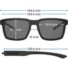image:imageTifosi Sylo Lifestyle Sunglasses  Men amp Women Golf Running ShatterproofBlackout Smoke