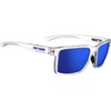 image:imageTifosi Sylo Lifestyle Sunglasses  Men amp Women Golf Running ShatterproofCrystal Clear Cobalt Blue Mirror