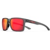 image:imageTifosi Sylo Lifestyle Sunglasses  Men amp Women Golf Running ShatterproofSatin Vapor Smoke Red Mirror