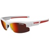 Matte White (Smoke Red Lens)
