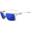 image:imageTifosi Sylo Lifestyle Sunglasses  Men amp Women Golf Running ShatterproofCrystal Clear Cobalt Blue Mirror