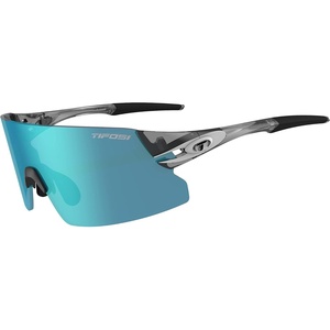 image:imageTifosi Optics Rail XC Sport Sunglasses  Ideal For Cycling Road amp Gravel Baseball Softball and RunningCrystal Smoke Clarion BlueAc RedClear