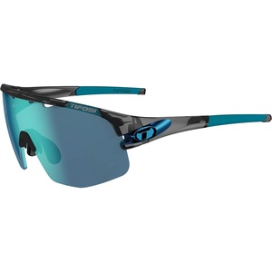 image:imageTifosi Optics Sledge Lite Sunglasses  Ideal For Cycling Road Gravel MTB Baseball amp SoftballCrystal Smoke Clarion BlueAc RedClear Lenses