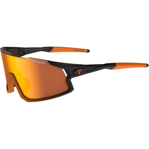 image:imageTifosi Optics Stash Sunglasses  Ideal For Cycling Gravel MTB amp Road Baseball Softball amp PickleballBlack Orange Fade Clarion OrangeAc RedClear