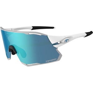 image:imageTifosi Rail Race Cycling Sunglasses Men amp Women Interchange Lens Options Ideal For Cycling Road Gravel MTB amp BaseballMatte White Clarion BlueClear