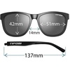image:imageTifosi Swank Reader Sunglasses  BuiltIn Bifocal Lens  100 UVAUVB shatterproof polycarbonate Builtin reader lens hydrophilic nose pads For lifestyle golf amp runningRadiant Rose