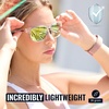 image:imageTifosi Swick Lifestyle Sport Sunglasses  Cycling Golf amp Hiking  100 UVAUVB shatterproof polycarbonate Integrated hinge hydrophilic nose pads For cycling golf hiking amp runningCrystal ClearSmoke Yellow