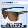 image:imageTifosi Swick Lifestyle Sport Sunglasses  Cycling Golf amp Hiking  100 UVAUVB shatterproof polycarbonate Integrated hinge hydrophilic nose pads For cycling golf hiking amp runningBrown FadeBrown