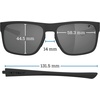image:imageTifosi Swick Lifestyle Sport Sunglasses  Cycling Golf amp Hiking  100 UVAUVB shatterproof polycarbonate Integrated hinge hydrophilic nose pads For cycling golf hiking amp runningSatin BlackcrimsonSmoke Red