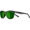 image:imageTifosi Swick Lifestyle Sport Sunglasses  Cycling Golf amp Hiking  100 UVAUVB shatterproof polycarbonate Integrated hinge hydrophilic nose pads For cycling golf hiking amp runningCrystal SmokeClarion Green Polarized