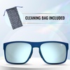 image:imageTifosi Swick Lifestyle Sport Sunglasses  Cycling Golf amp Hiking  100 UVAUVB shatterproof polycarbonate Integrated hinge hydrophilic nose pads For cycling golf hiking amp runningMidnight NavySmoke Bright Blue
