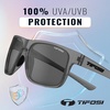 image:imageTifosi Swick Lifestyle Sport Sunglasses  Cycling Golf amp Hiking  100 UVAUVB shatterproof polycarbonate Integrated hinge hydrophilic nose pads For cycling golf hiking amp runningSatin VaporSmoke