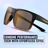 image:imageTifosi Swick Lifestyle Sport Sunglasses  Cycling Golf amp Hiking  100 UVAUVB shatterproof polycarbonate Integrated hinge hydrophilic nose pads For cycling golf hiking amp runningBrown FadeBrown