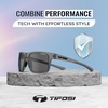 image:imageTifosi Swick Lifestyle Sport Sunglasses  Cycling Golf amp Hiking  100 UVAUVB shatterproof polycarbonate Integrated hinge hydrophilic nose pads For cycling golf hiking amp runningSatin VaporSmoke
