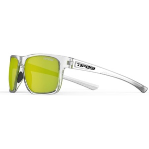 image:imageTifosi Swick Lifestyle Sport Sunglasses  Cycling Golf amp Hiking  100 UVAUVB shatterproof polycarbonate Integrated hinge hydrophilic nose pads For cycling golf hiking amp runningCrystal ClearSmoke Yellow